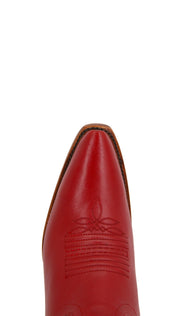 Brianna Tall Red Bottom Snip Toe Cowgirl Boot