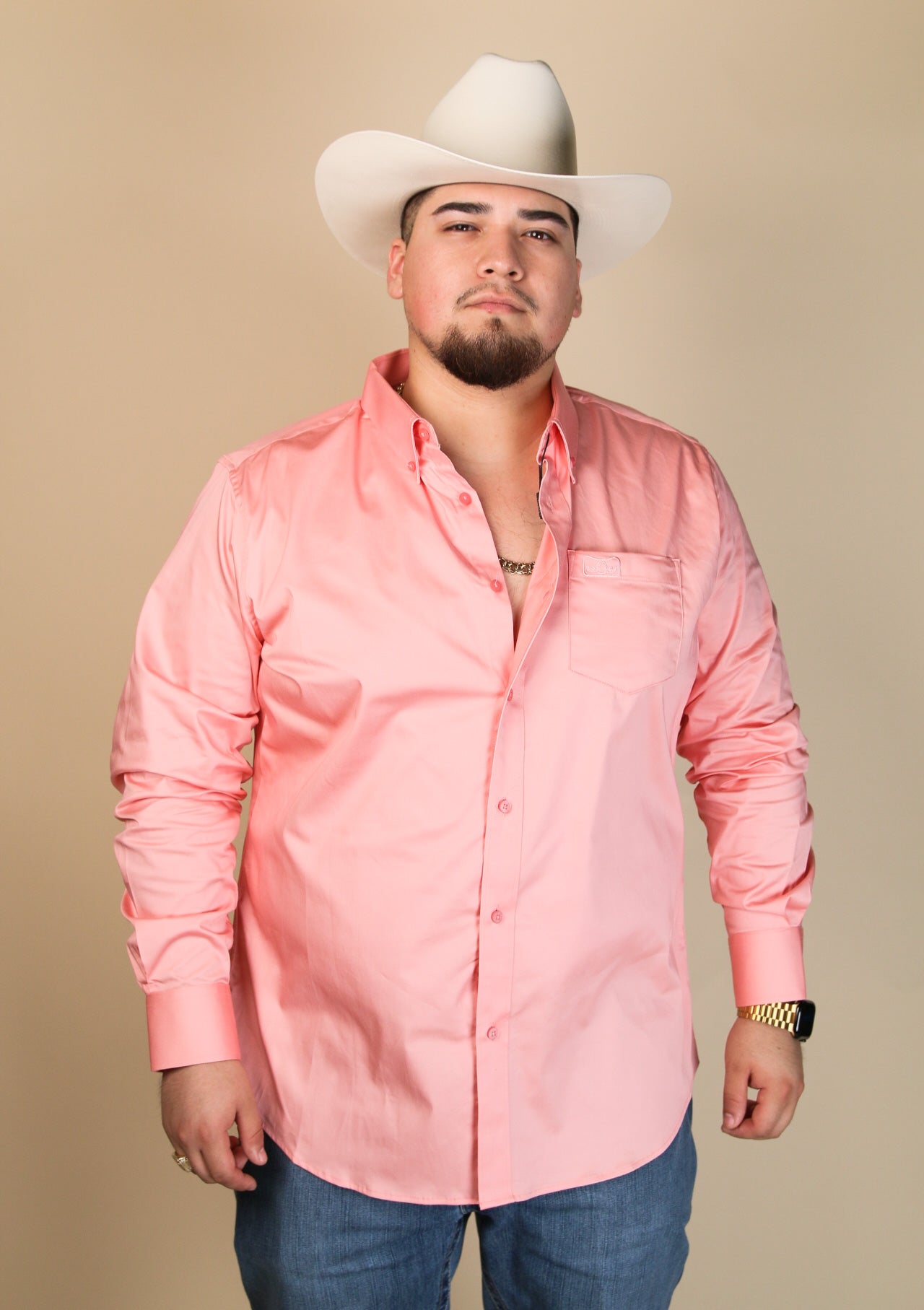 montero dress shirts Plain Long Sleeve Casual Shirt
