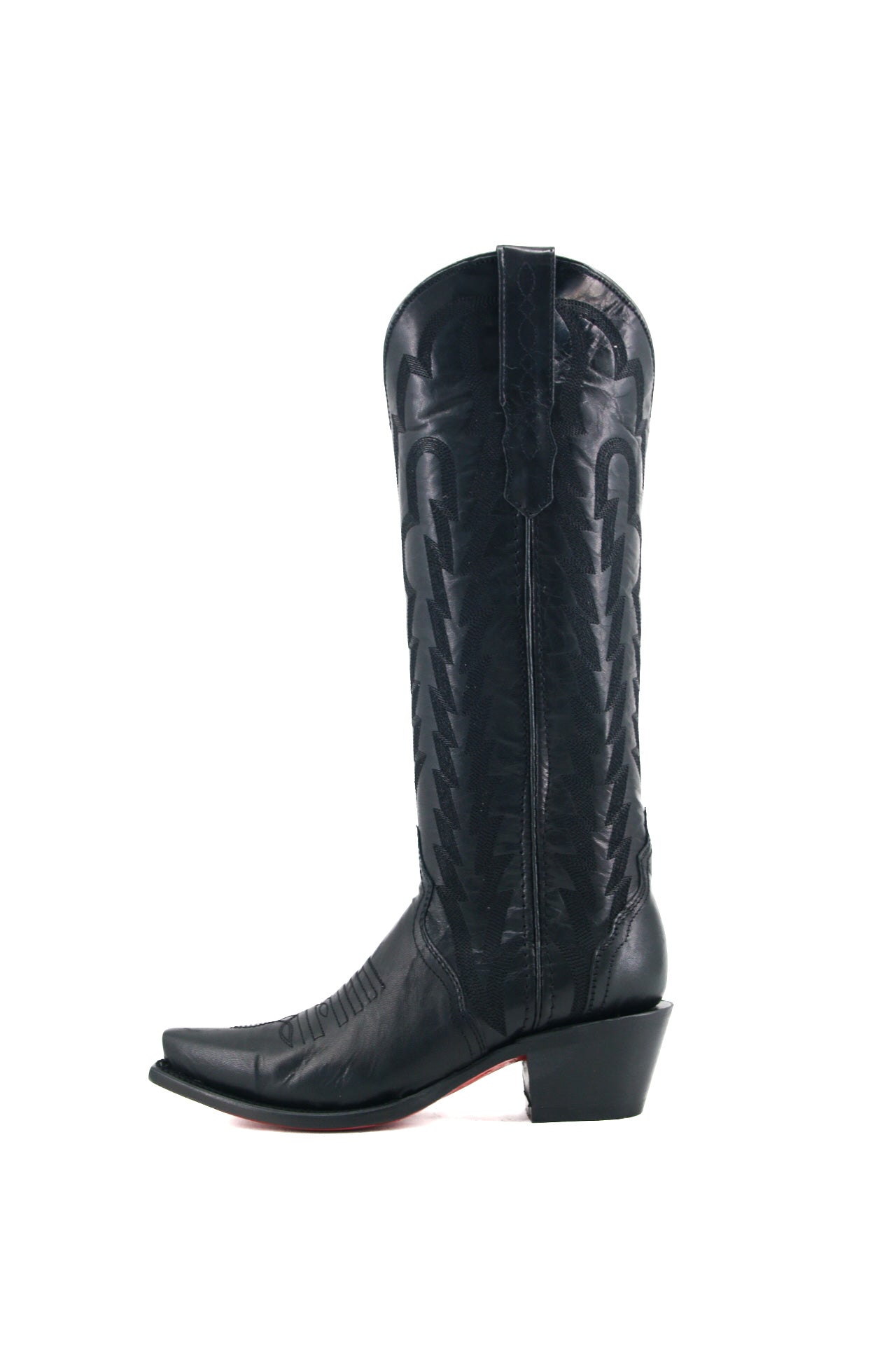 Ivy Tall Red Bottom Snip Toe Cowgirl Boot FINAL SALE