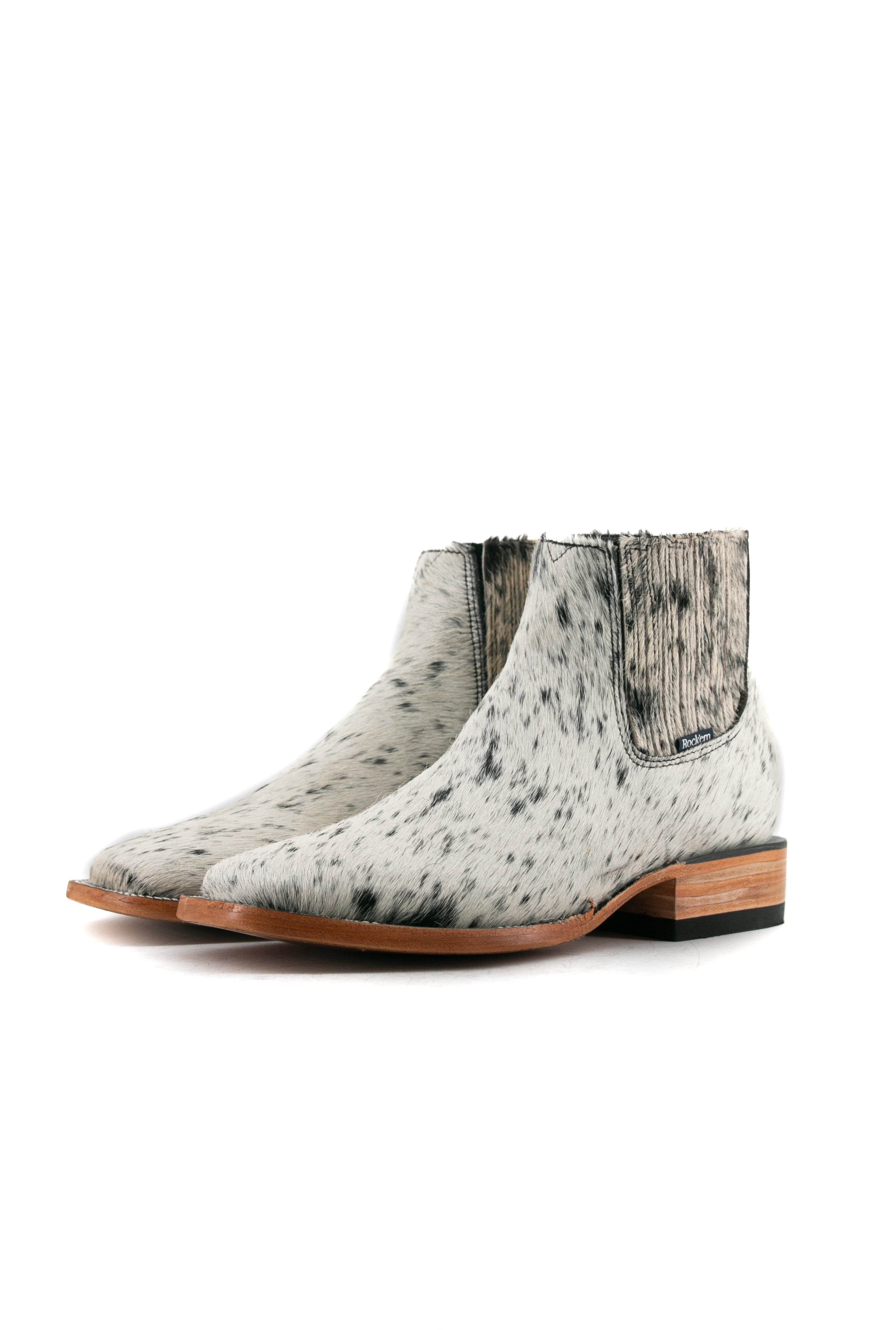 Men's Cowhide Square Toe Ankle Boot  Size 7 Box OM23