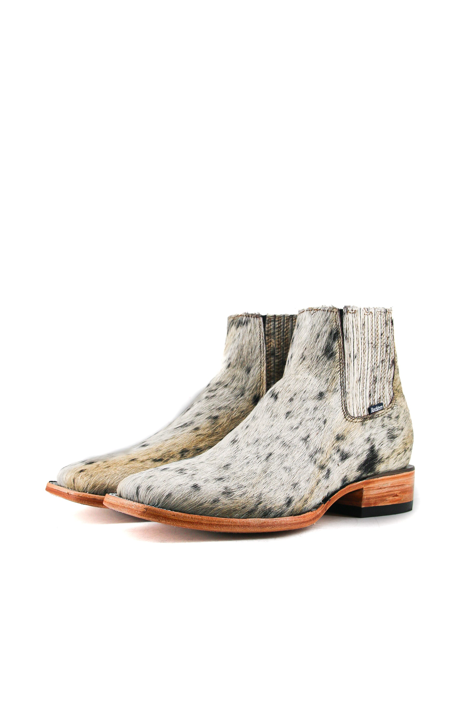 Men's Cowhide Square Toe Ankle Boot  Size 10.5 Box OM136