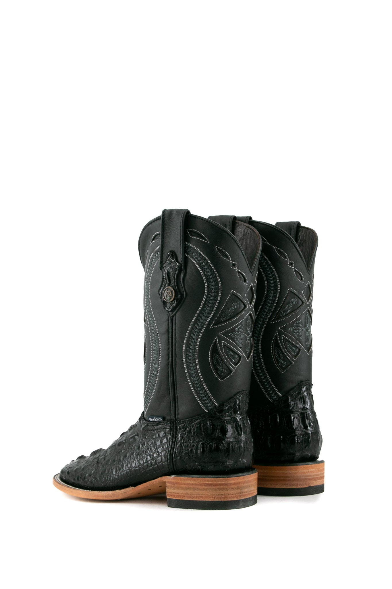 Caiman Tail Hornback Square Toe Cowboy Boot FINAL SALE
