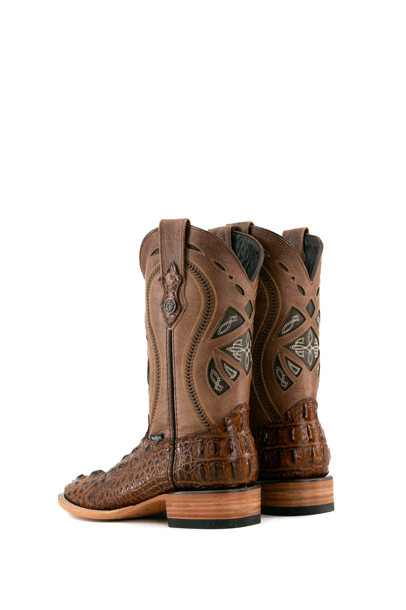 Caiman Tail Hornback Square Toe Cowboy Boot FINAL SALE