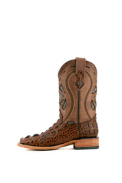 Caiman Tail Hornback Square Toe Cowboy Boot FINAL SALE