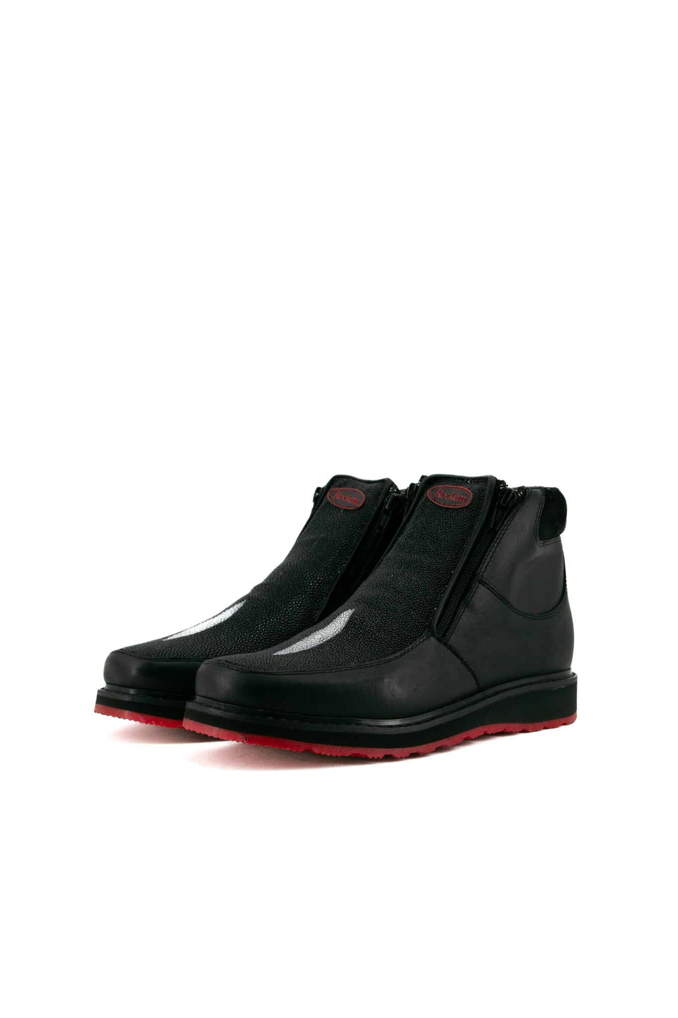Exotic Stingray Red Bottom Botines Artesenales FINAL SALE