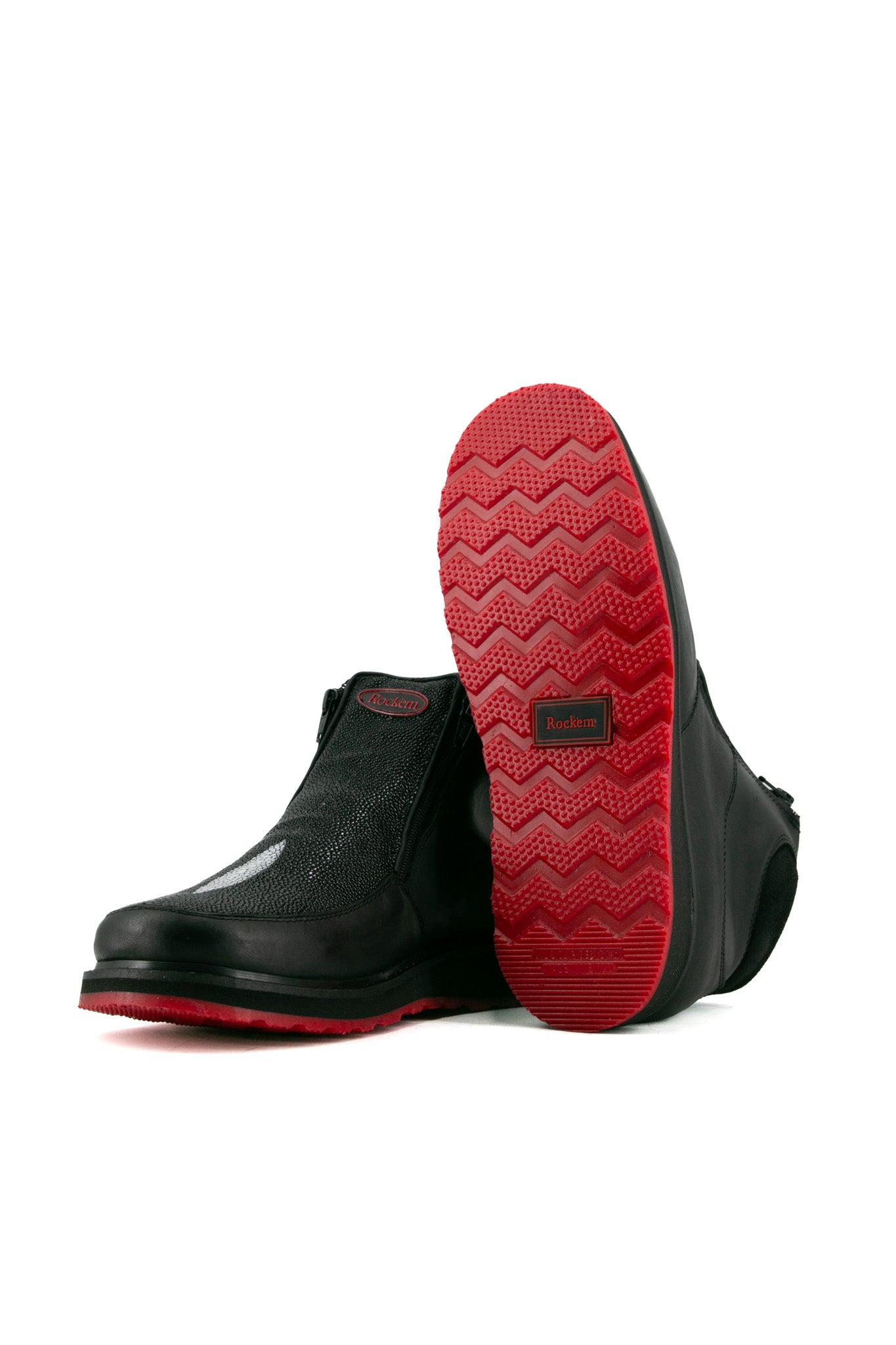 Exotic Stingray Red Bottom Botines Artesenales FINAL SALE