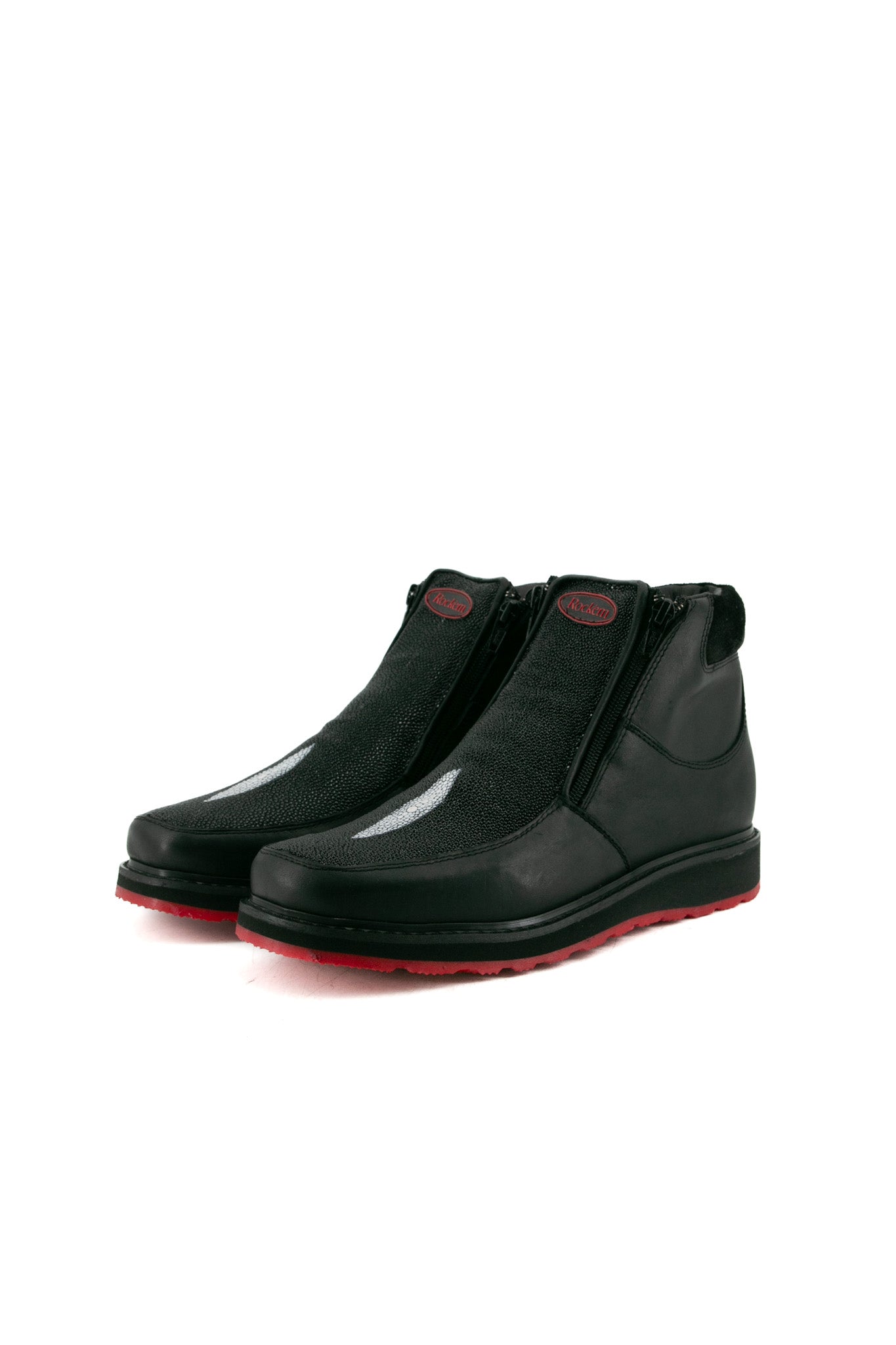 Exotic Stingray Red Bottom Botines Artesenales FINAL SALE