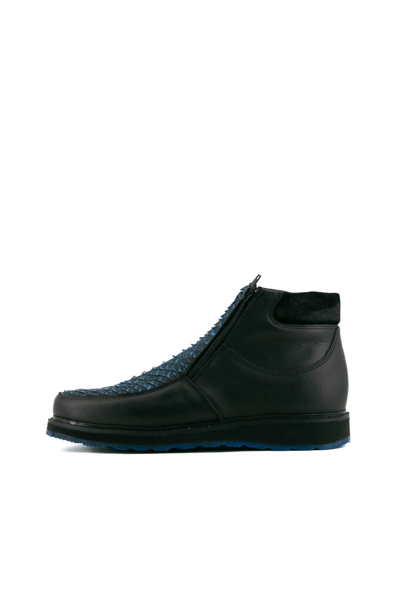 Exotic Python Blue Bottom Botines Artesanales FINAL SALE