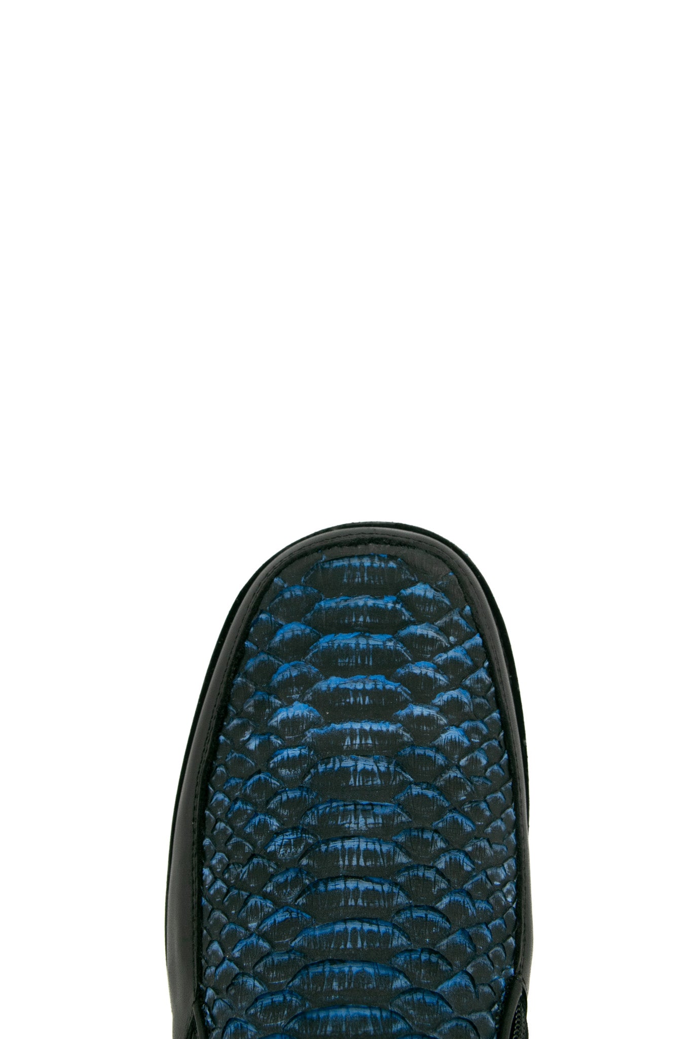 Exotic Python Blue Bottom Botines Artesanales FINAL SALE