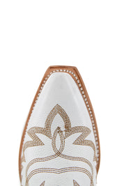 Maggie Knee High Wide Calf Snip Toe Cowgirl Boot