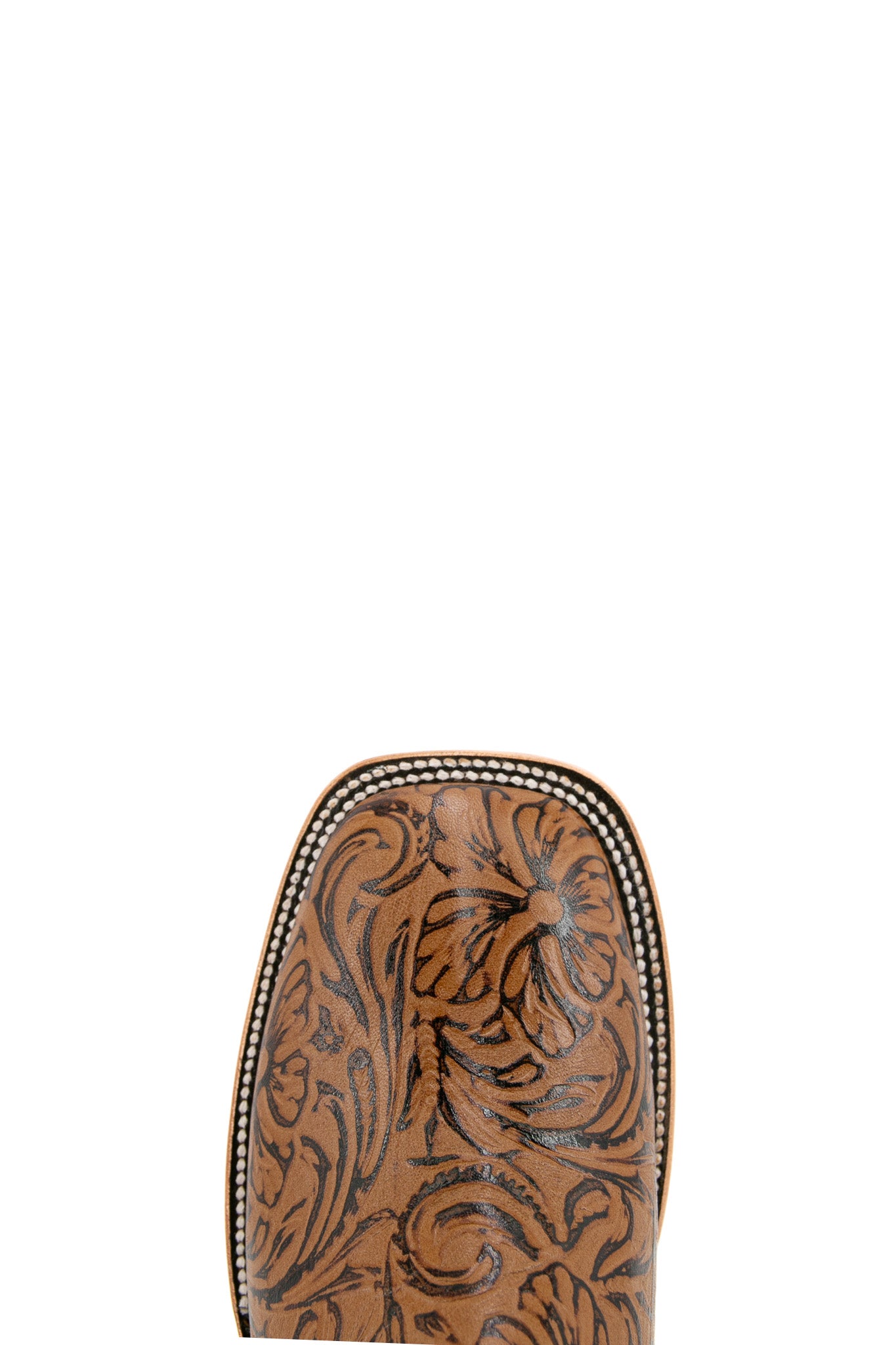 Tooled Cincelado Square Toe Cowgirl Boot FINAL SALE