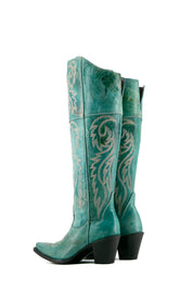 Blanca J Knee High Snip Toe Cowgirl Boot FINAL SALE