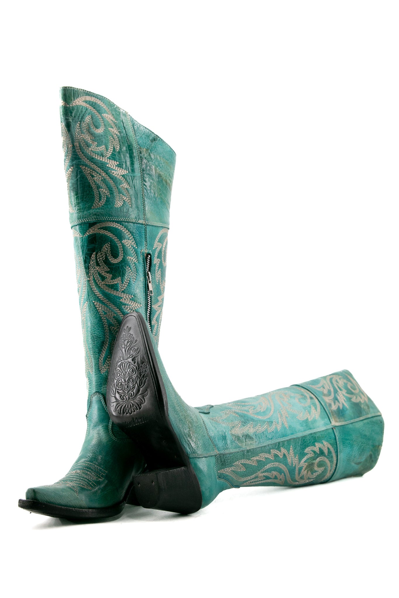 Blanca J Knee High Snip Toe Cowgirl Boot FINAL SALE