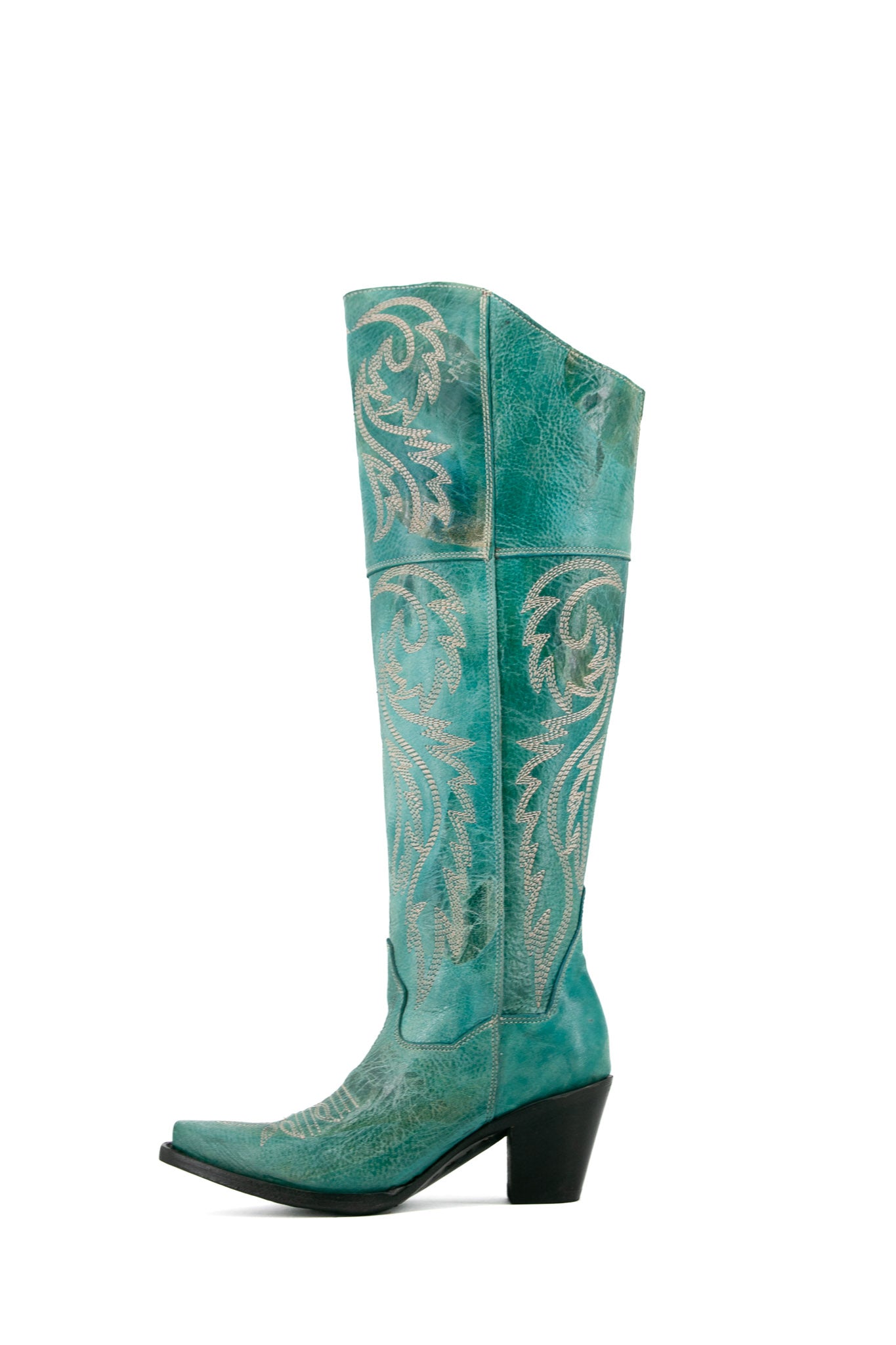 Blanca J Knee High Snip Toe Cowgirl Boot FINAL SALE