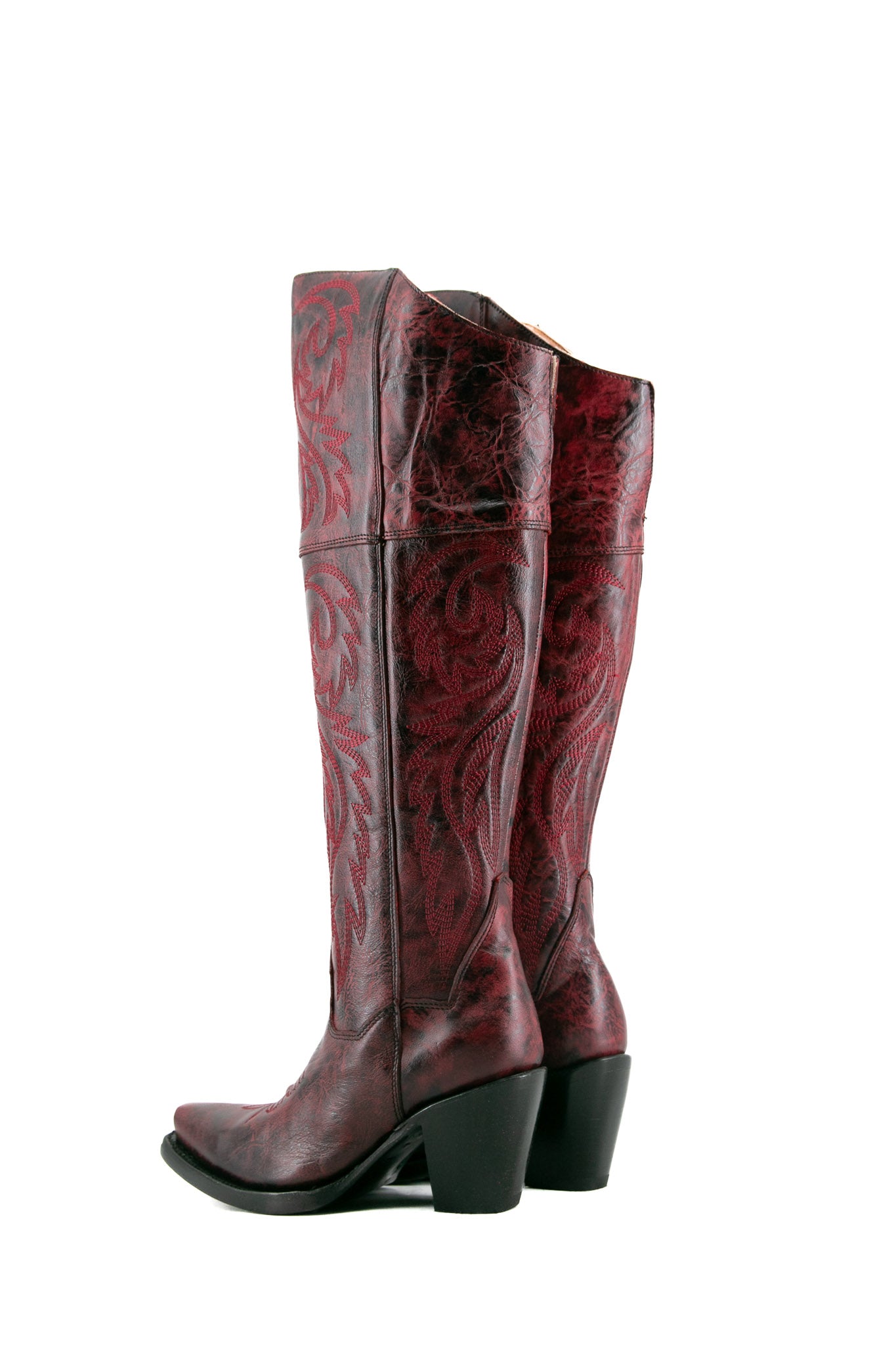 Blanca J Knee High Snip Toe Cowgirl Boot FINAL SALE