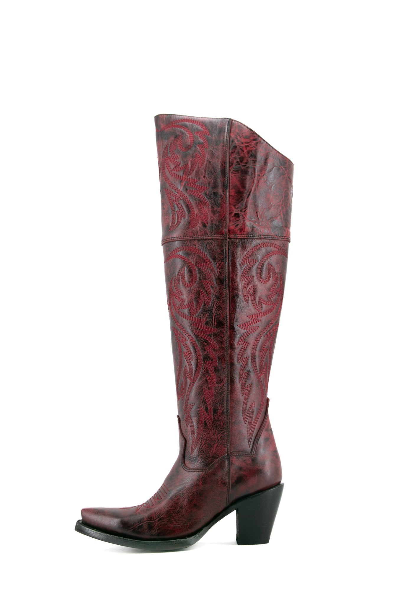 Blanca J Knee High Snip Toe Cowgirl Boot FINAL SALE