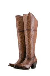 Blanca J Knee High Snip Toe Cowgirl Boot FINAL SALE