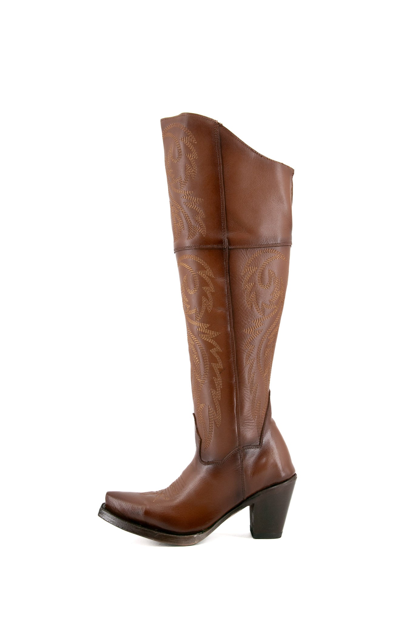 Blanca J Knee High Snip Toe Cowgirl Boot FINAL SALE