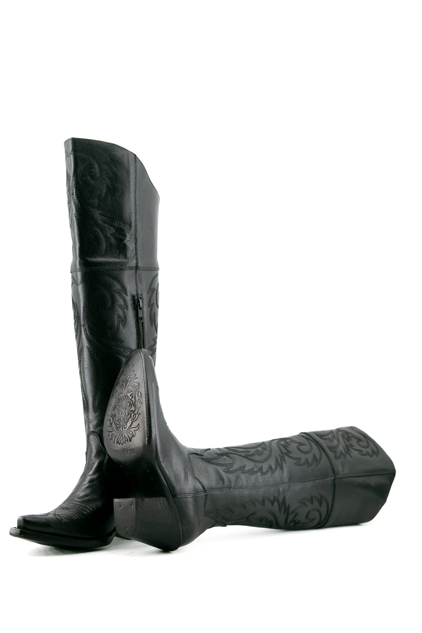 Blanca J Knee High Snip Toe Cowgirl Boot FINAL SALE