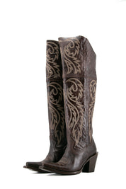 Blanca J Knee High Snip Toe Cowgirl Boot FINAL SALE