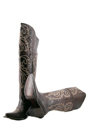 Blanca J Knee High Snip Toe Cowgirl Boot FINAL SALE
