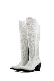 Blanca J Knee High Snip Toe Cowgirl Boot FINAL SALE