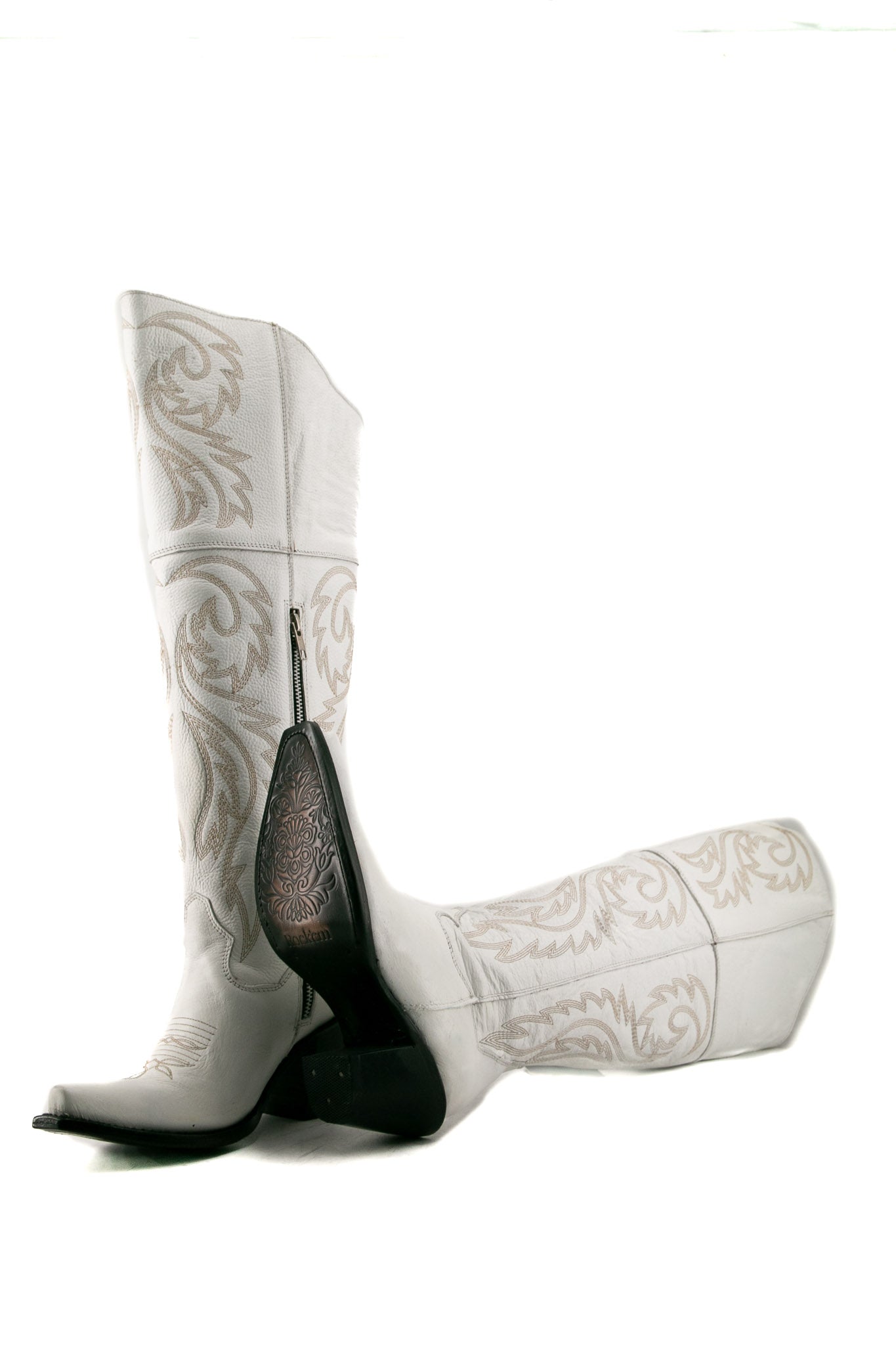 Blanca J Knee High Snip Toe Cowgirl Boot FINAL SALE