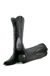 Paulina Tall Wide Calf Friendly Snip Toe Cowgirl Boot FINAL SALE