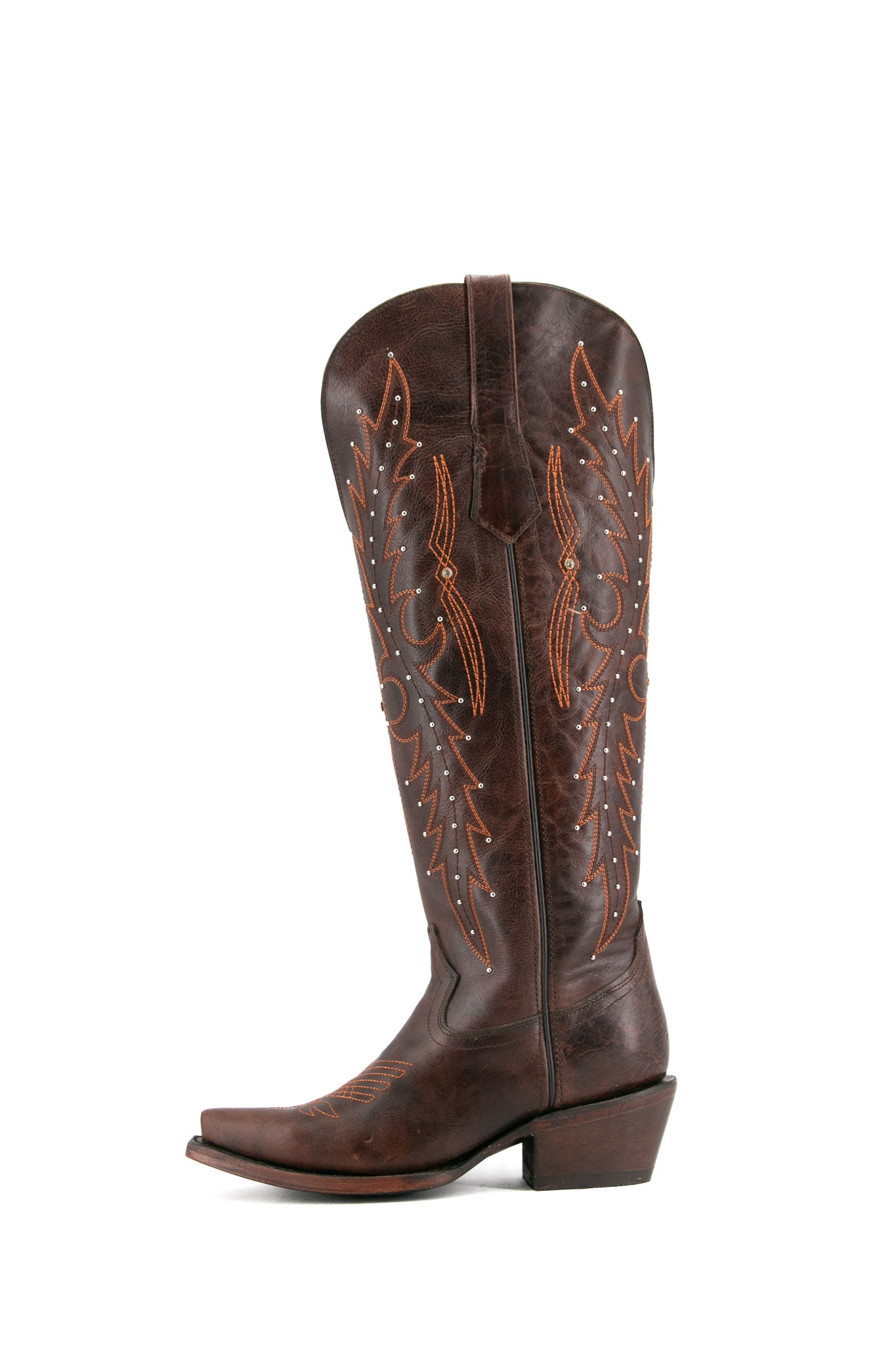 Paulina Tall Wide Calf Friendly Snip Toe Cowgirl Boot FINAL SALE