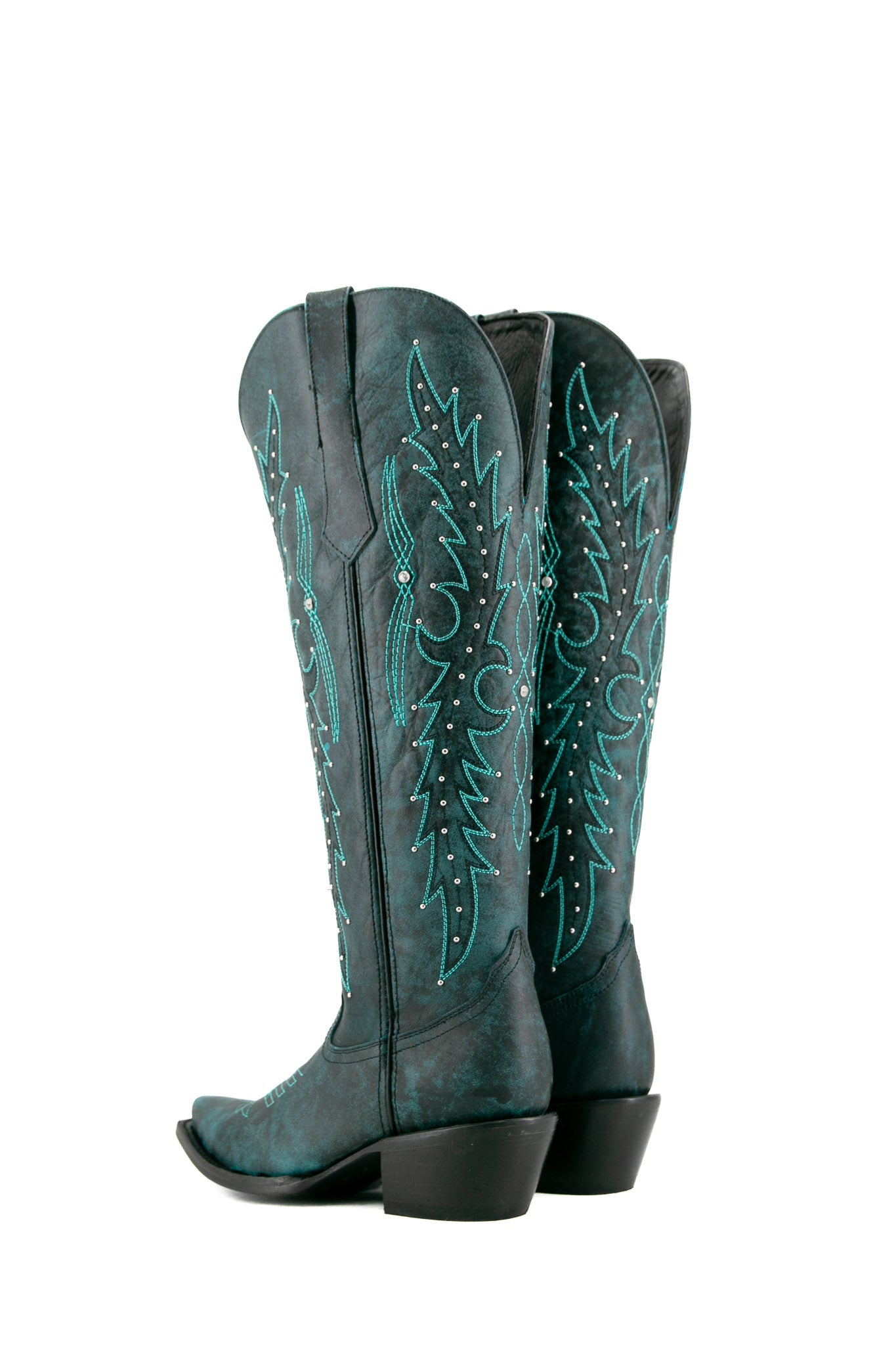 Paulina Tall Wide Calf Friendly Snip Toe Cowgirl Boot FINAL SALE