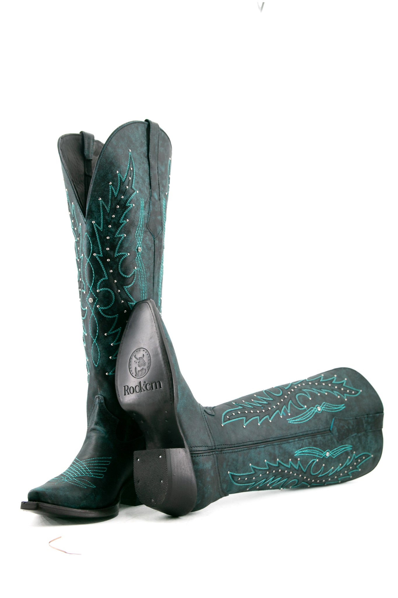 Paulina Tall Wide Calf Friendly Snip Toe Cowgirl Boot FINAL SALE