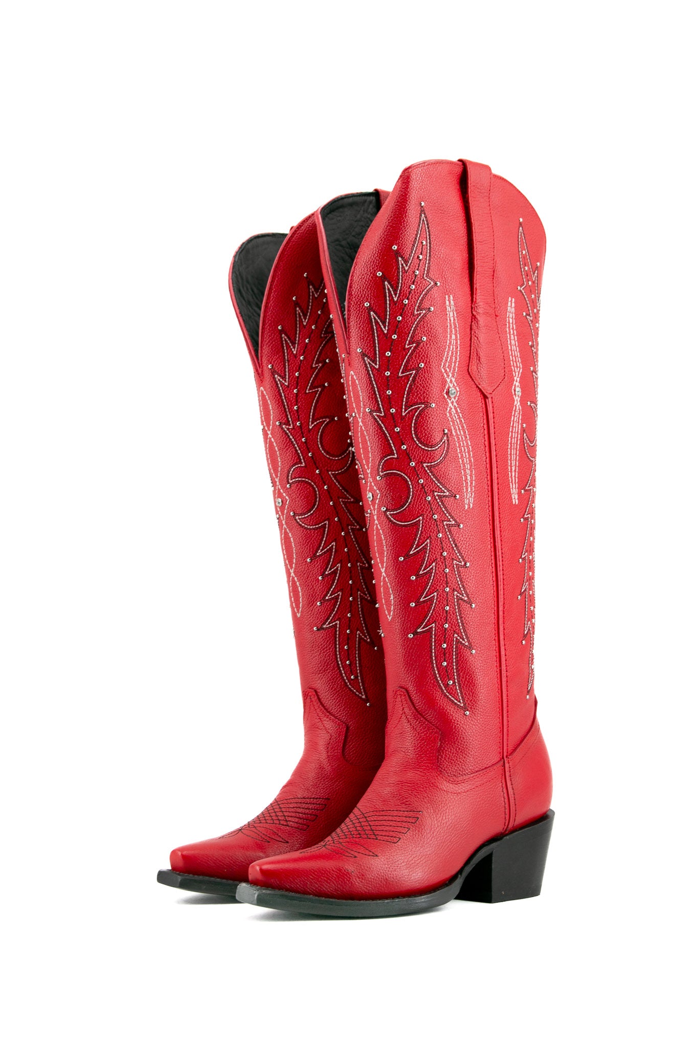 Paulina Tall Wide Calf Friendly Snip Toe Cowgirl Boot FINAL SALE