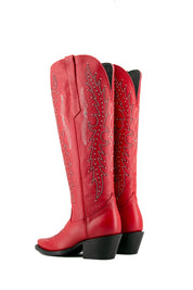 Paulina Tall Wide Calf Friendly Snip Toe Cowgirl Boot FINAL SALE