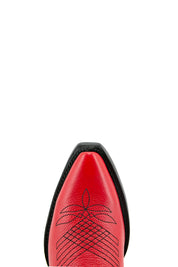 Paulina Tall Wide Calf Friendly Snip Toe Cowgirl Boot FINAL SALE