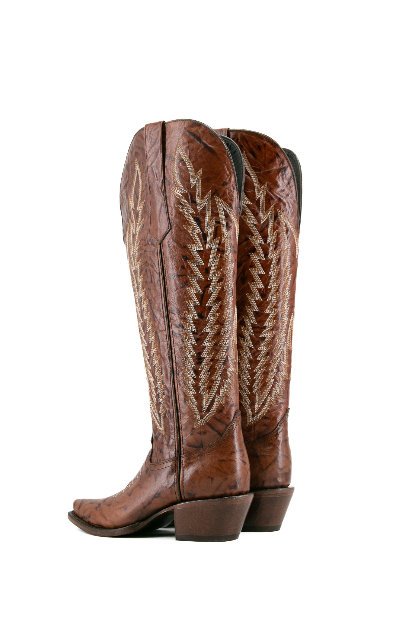 Gia Tall Wide Calf Snip Toe Cowgirl Boot