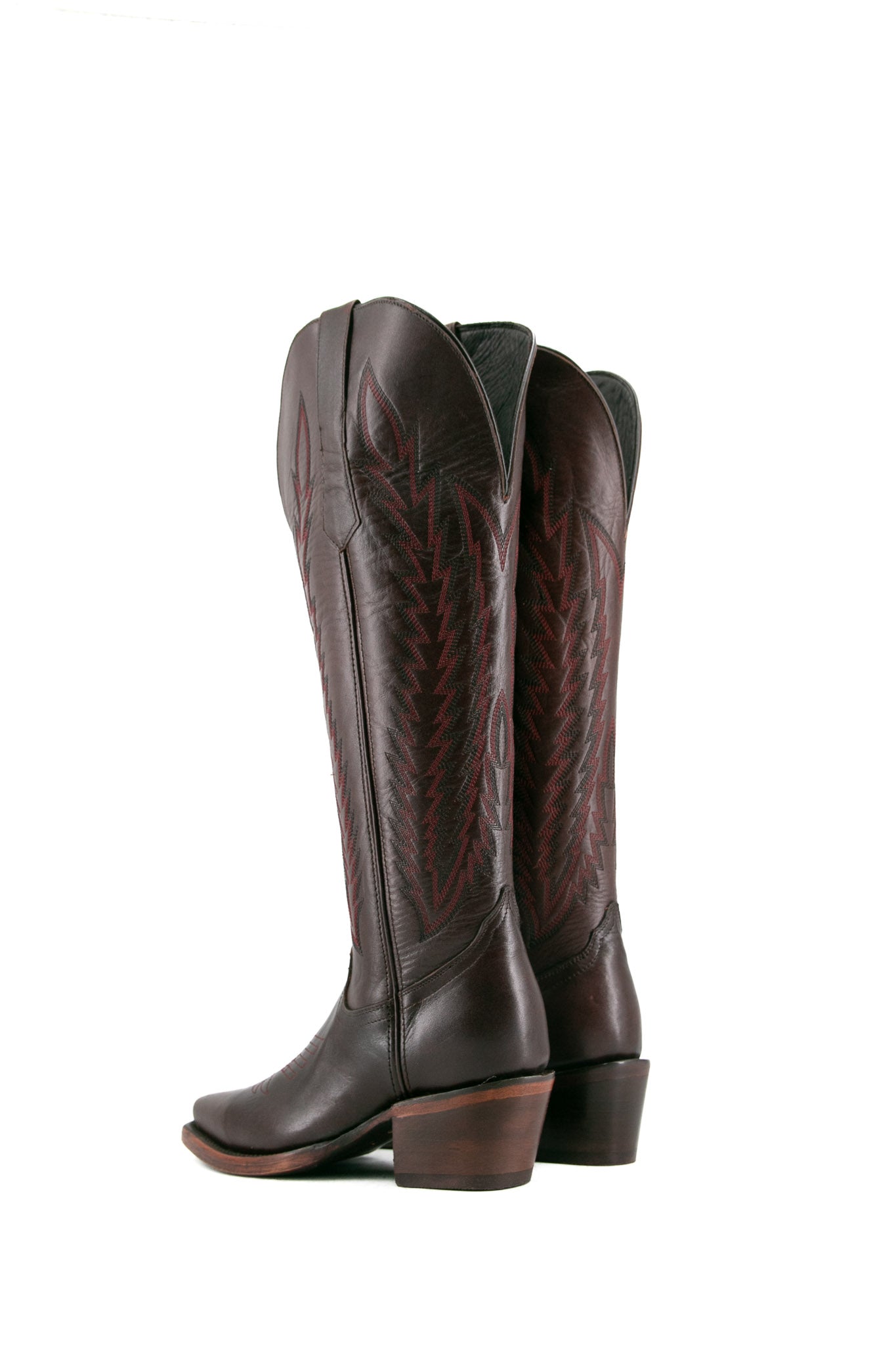 Gia Tall Wide Calf Snip Toe Cowgirl Boot