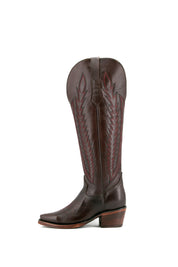 Gia Tall Wide Calf Snip Toe Cowgirl Boot