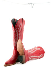 Gia Tall Wide Calf Snip Toe Cowgirl Boot