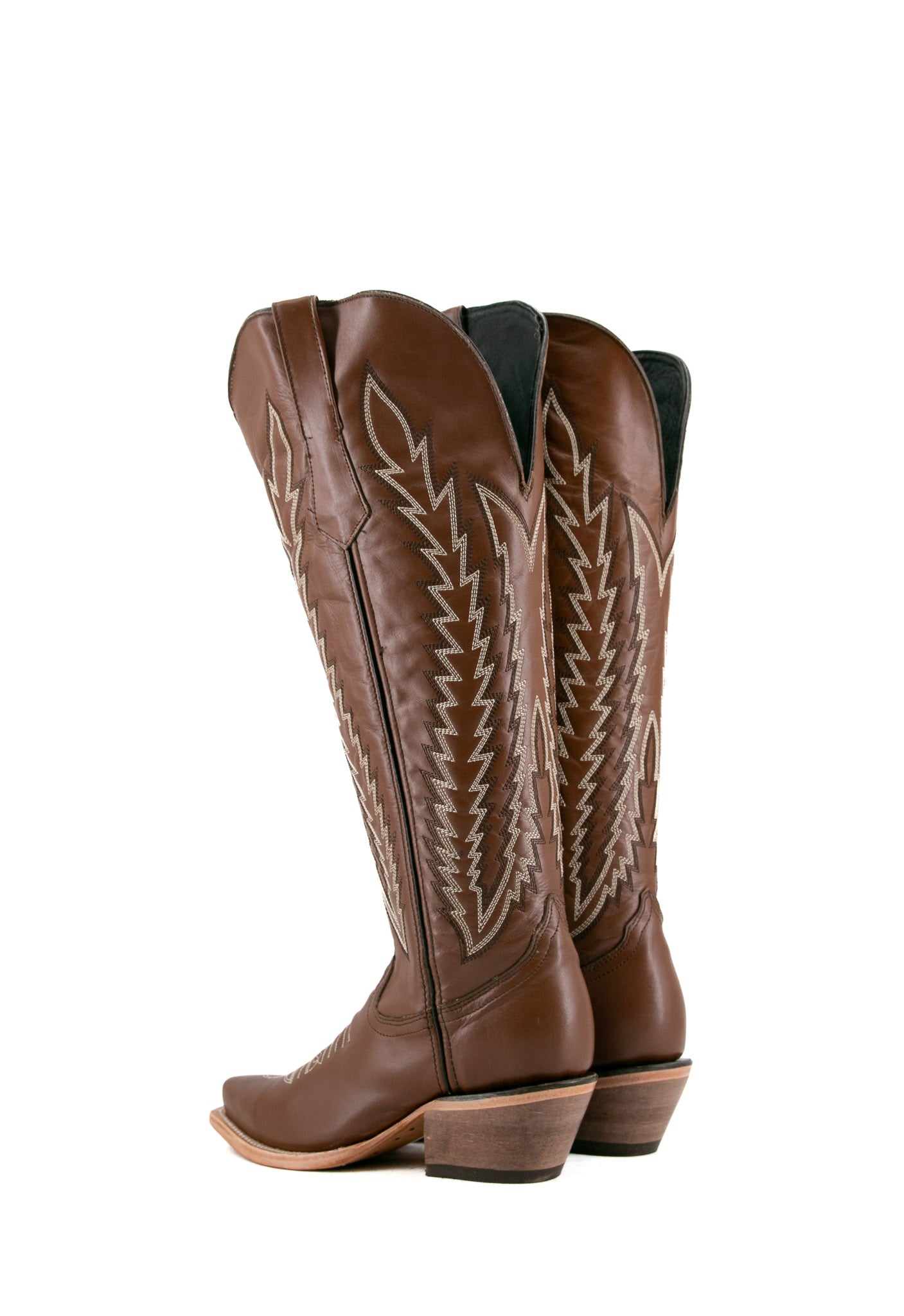 Gia Tall Wide Calf Snip Toe Cowgirl Boot