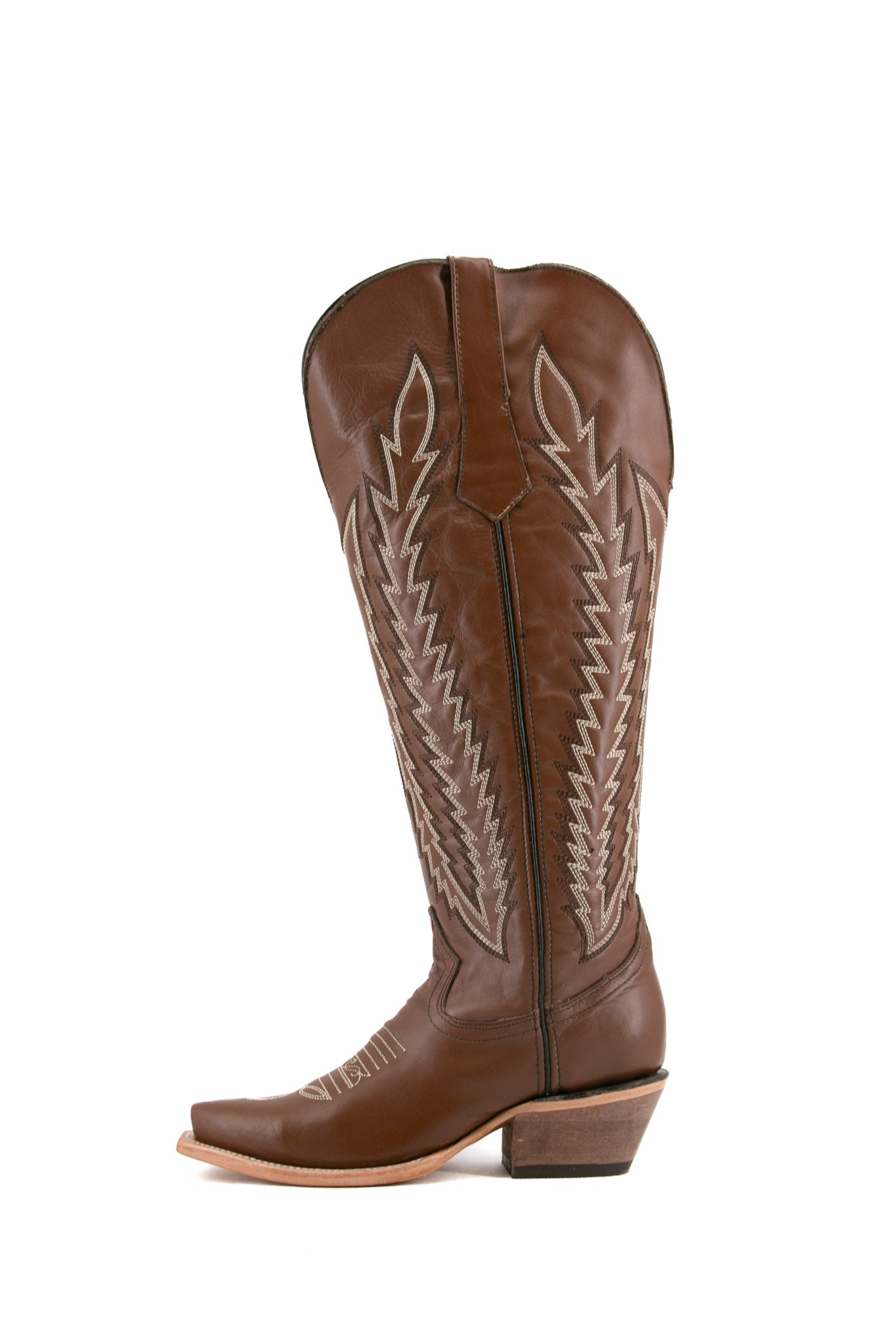 Gia Tall Wide Calf Snip Toe Cowgirl Boot