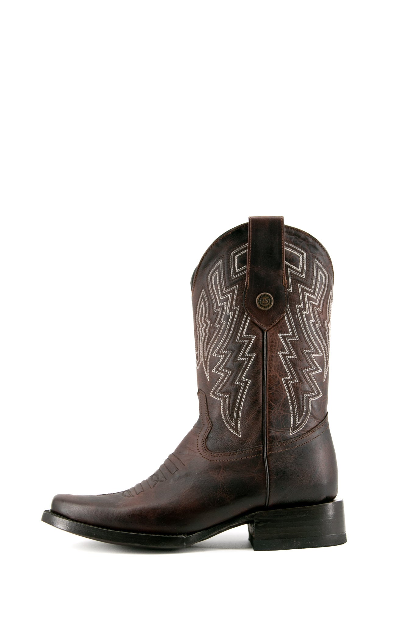 Falcon Rust Rodeo Toe Cowboy Boot FINAL SALE