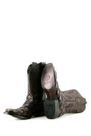Clone Fish Pirarucu Rodeo Cowboy Boot FINAL SALE