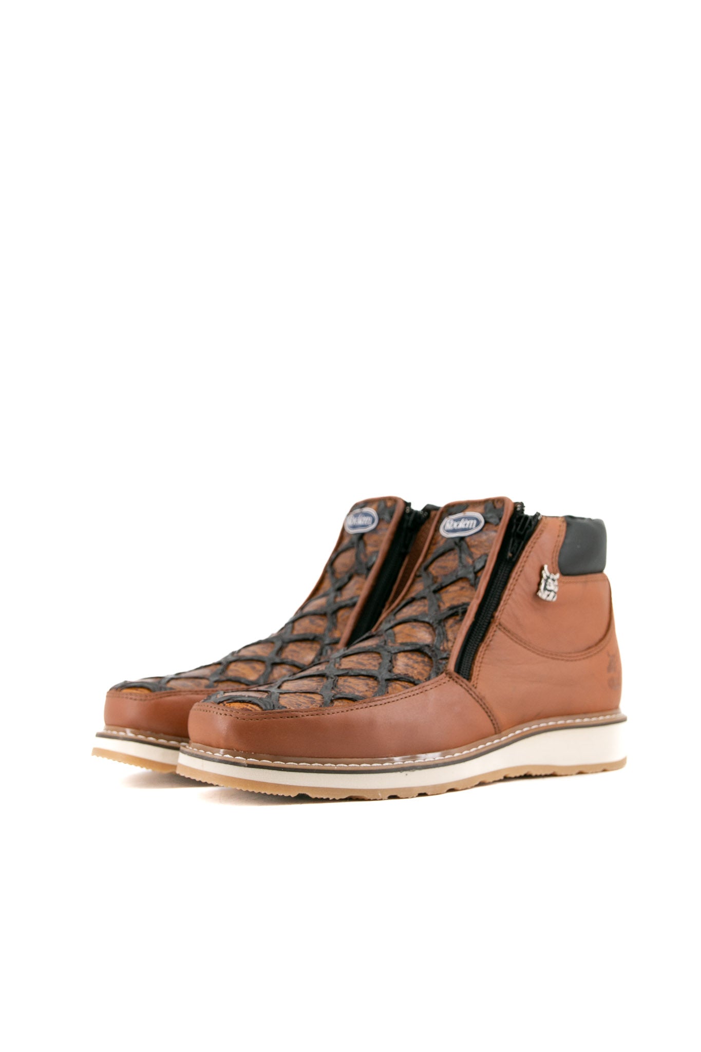 Rock'em Fish Pirarucu Artisanal Ankle Boot FINAL SALE