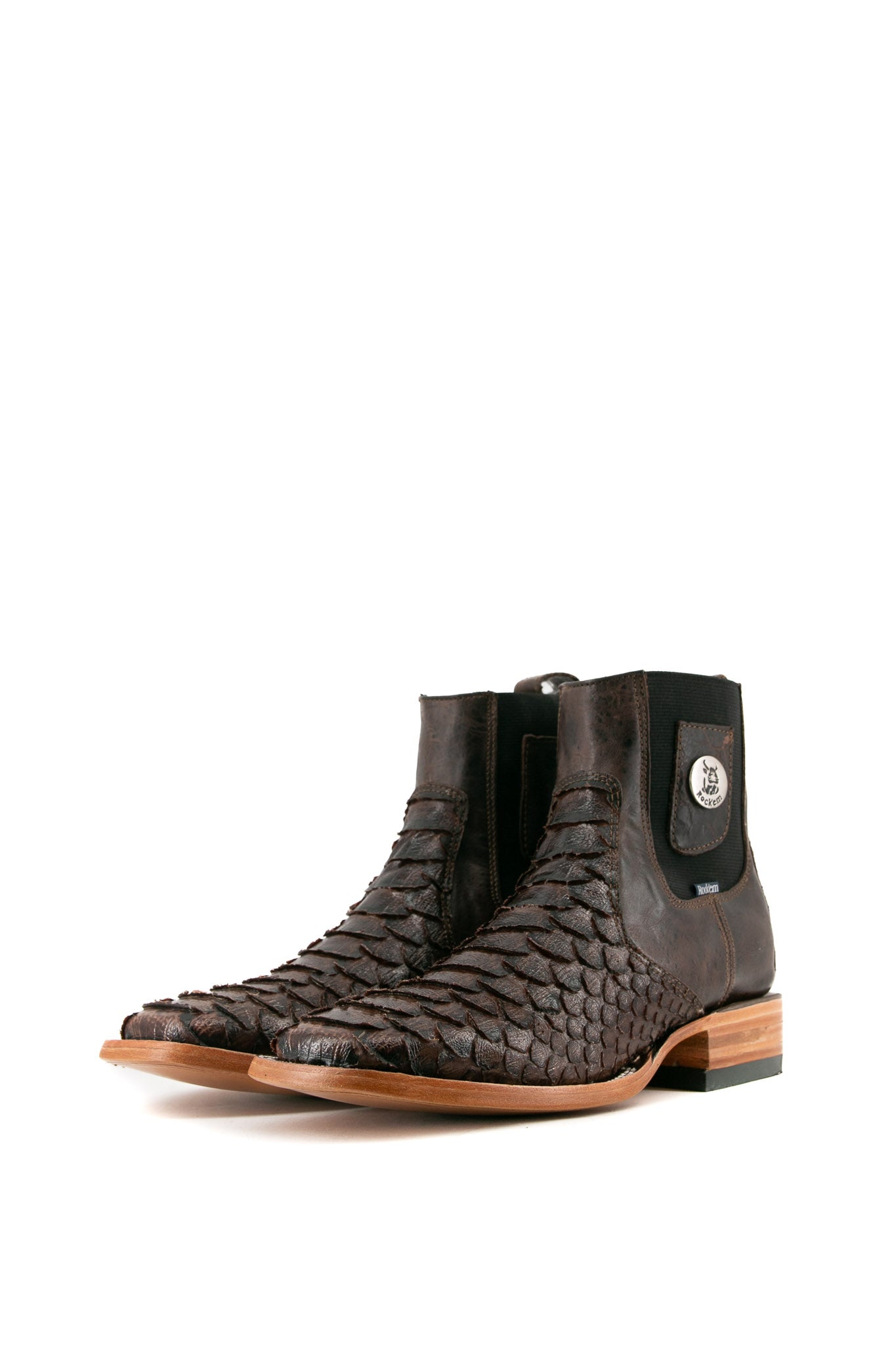 Clon Python Square Toe Ankle Boot