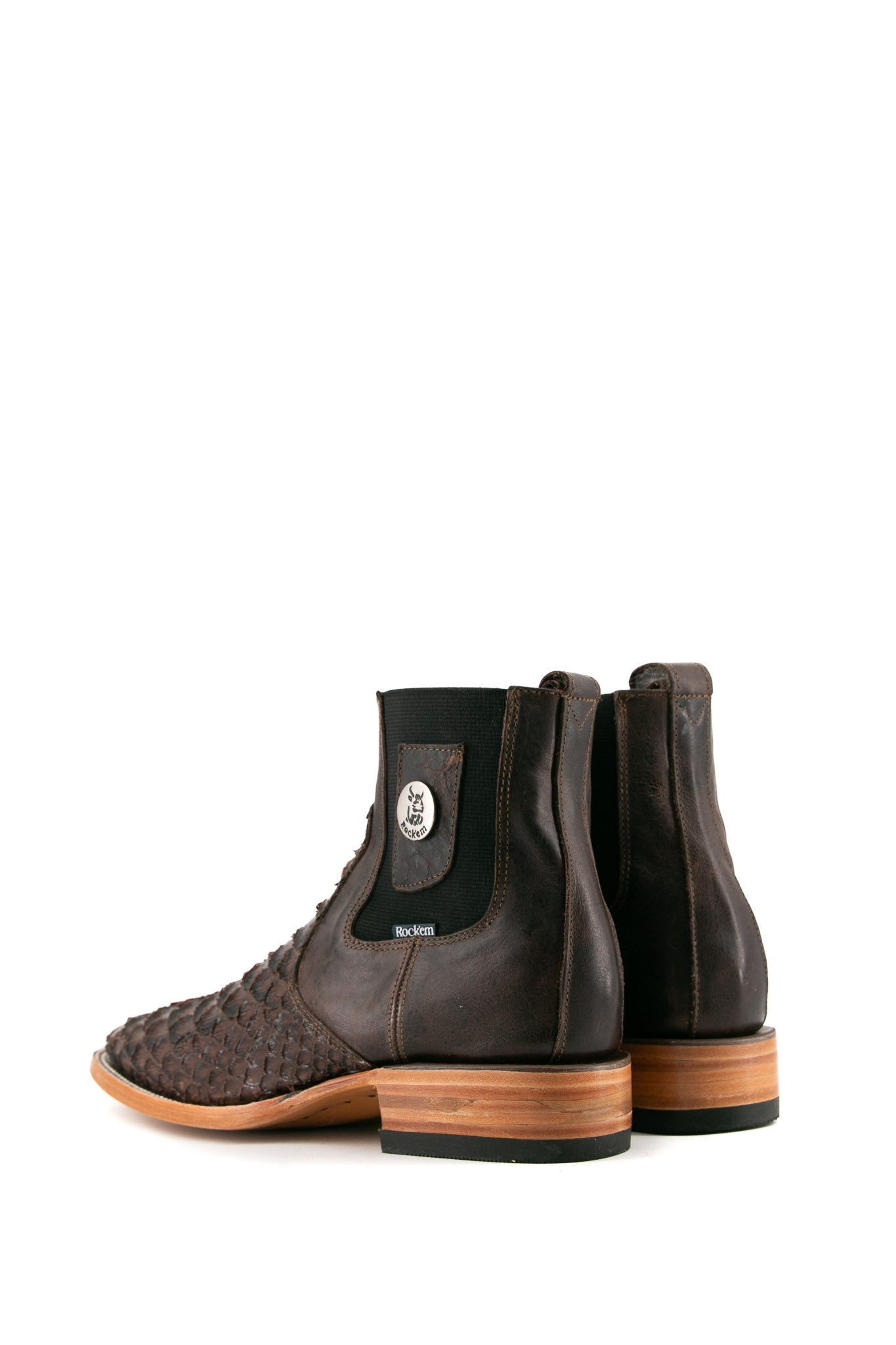 Clon Python Square Toe Ankle Boot