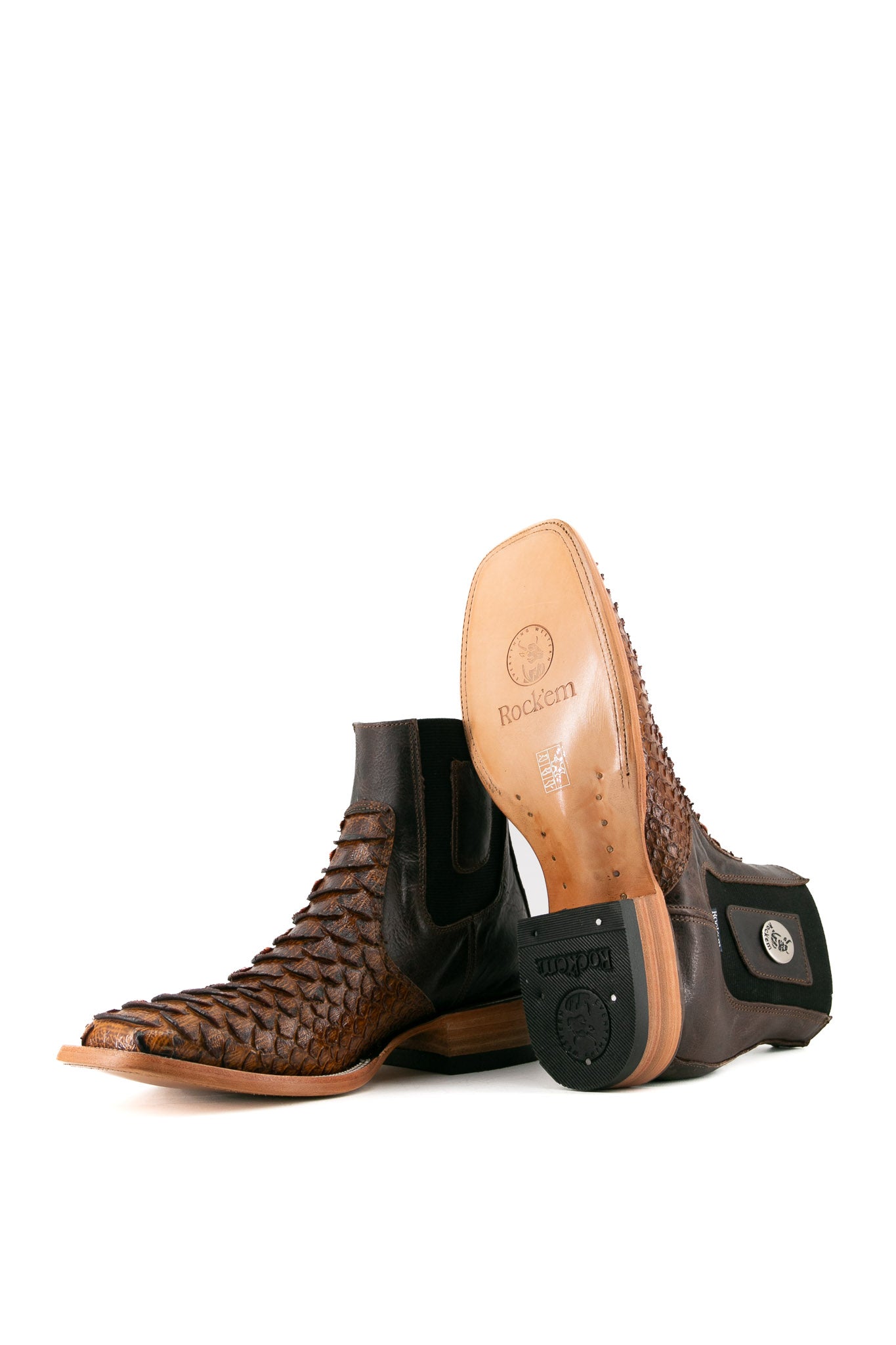 Clon Python Square Toe Ankle Boot