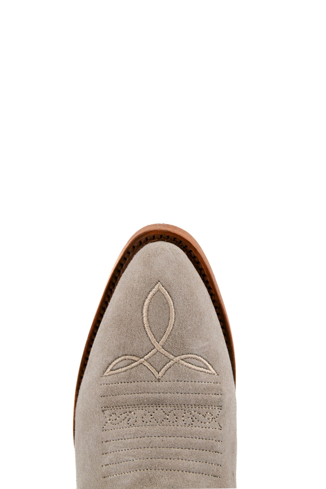 Gema Suede Midi Round Toe Cowgirl Boot FINAL SALE