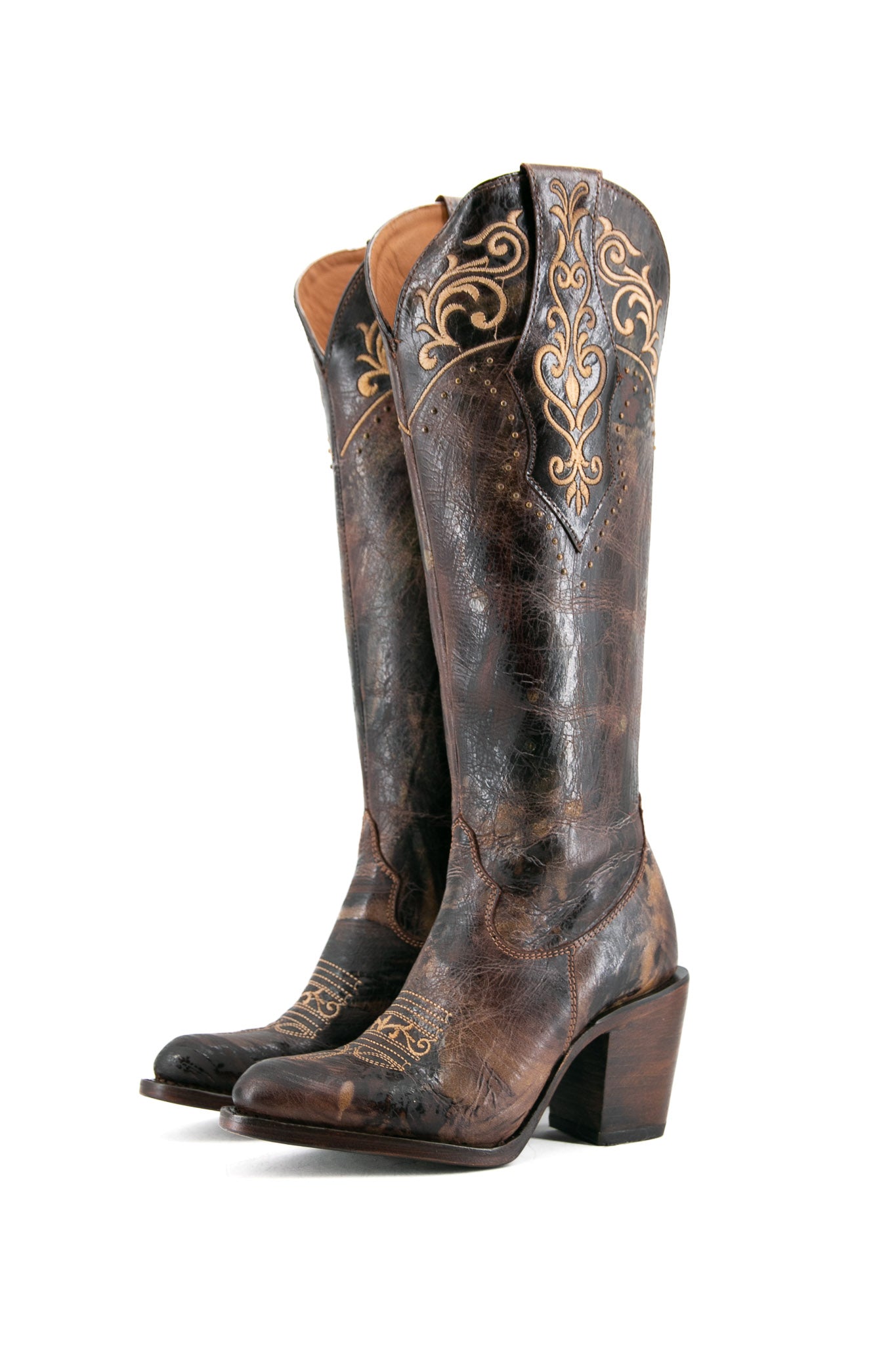 Kinsley Tall Round Toe Cowgirl Boot FINAL SALE – Rock'Em
