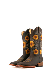 Sunflower Square Toe Cowgirl Boot FINAL SALE