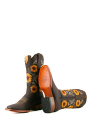 Sunflower Square Toe Cowgirl Boot FINAL SALE
